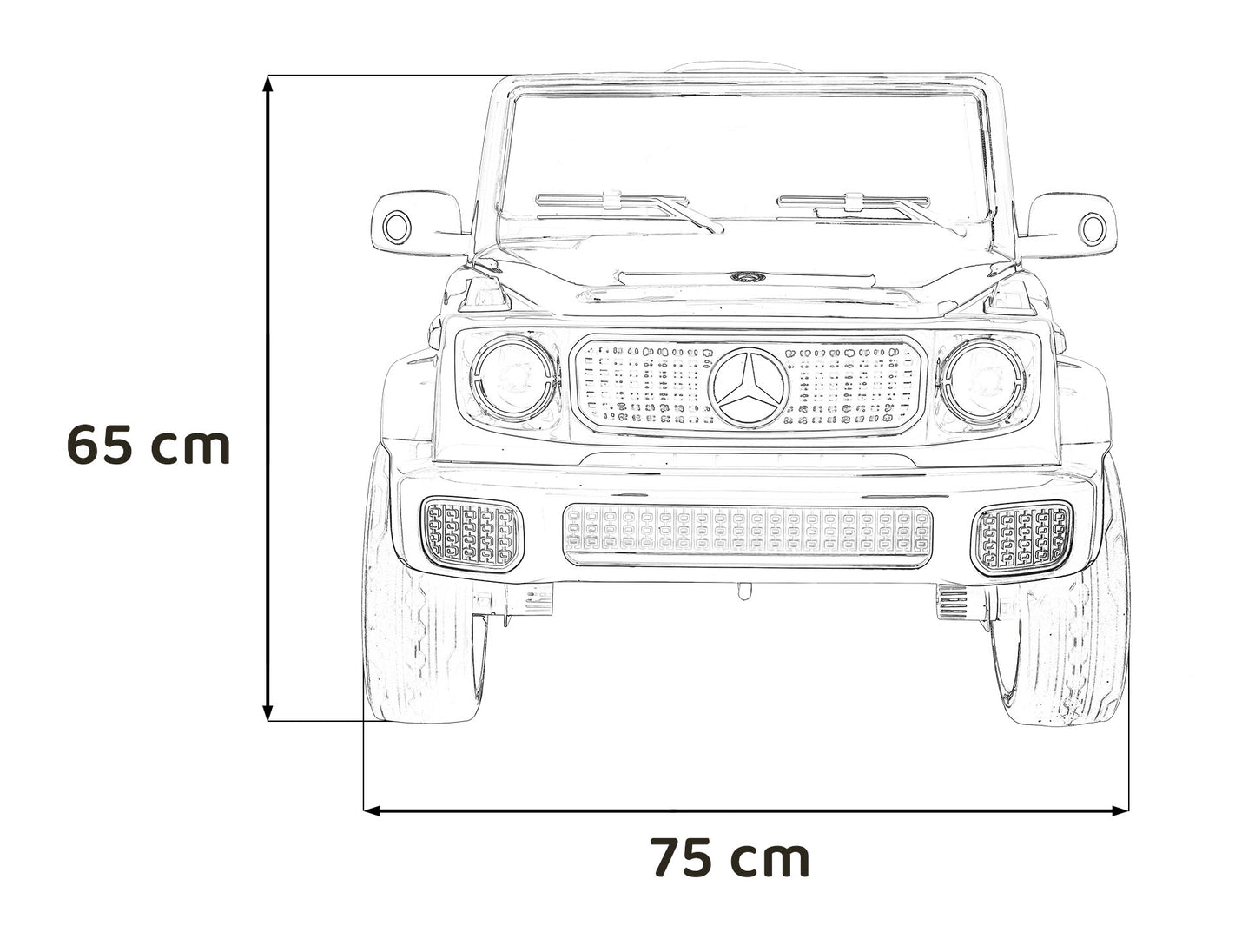 Mercedes Benz EQG crne boje | Crna