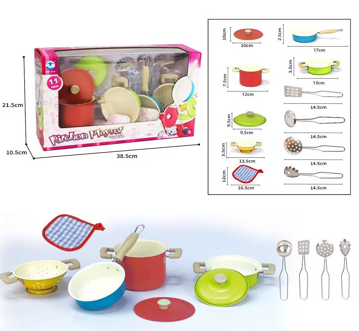 Set šarenih lonaca + pribor