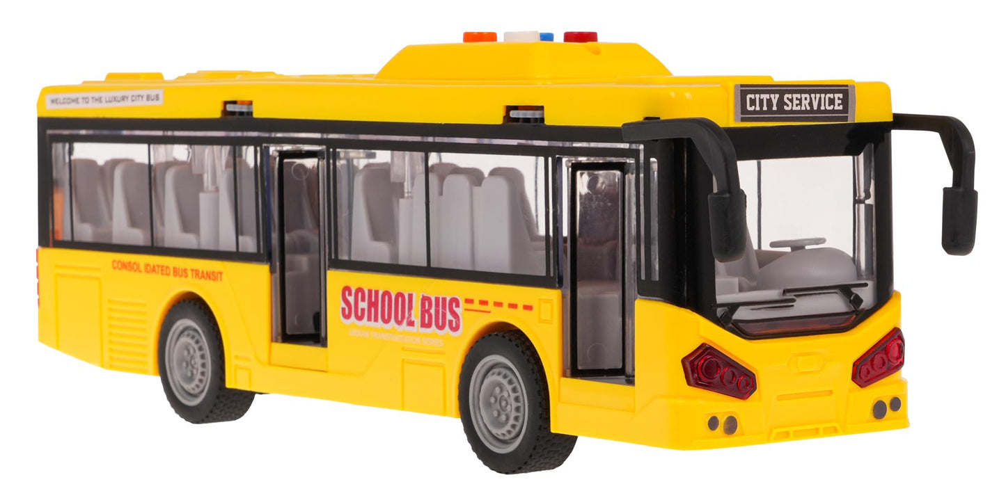 Autobus sa svjetlima i zvukom — Žuta