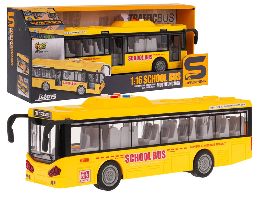 Autobus sa svjetlima i zvukom — Žuta