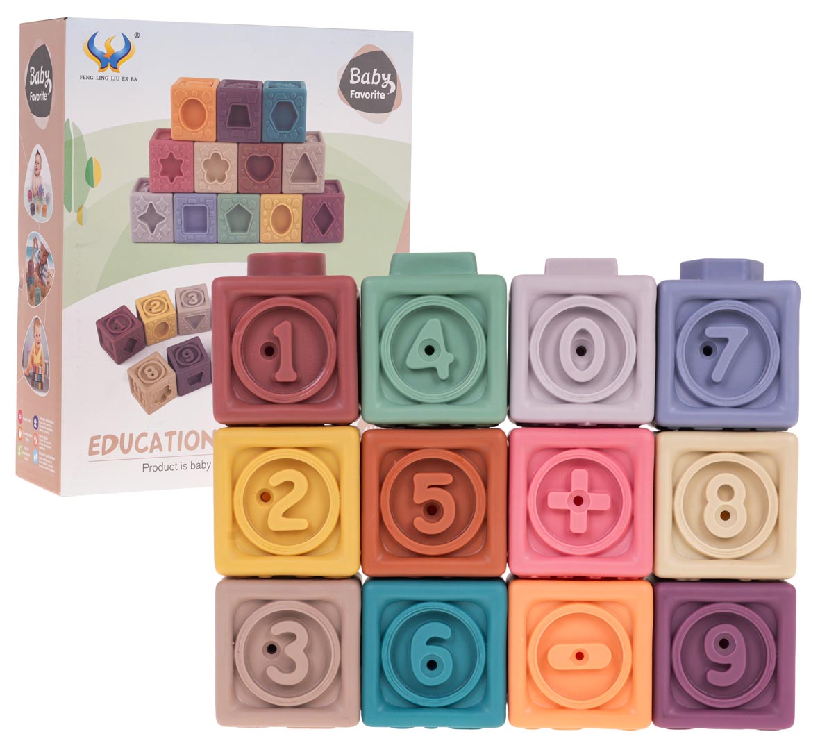 Set Senzorne kocke Brojevi 12 komada