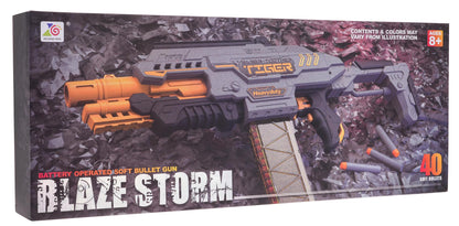 Puška s mecima Blaze Storm — Siva | Siva