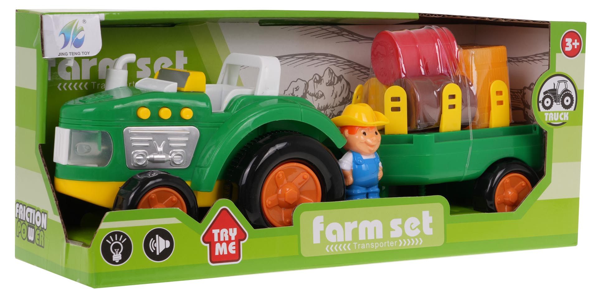 Set traktora i farmera + dodaci