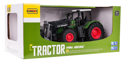 Traktor sa hvataljkom — Zelena