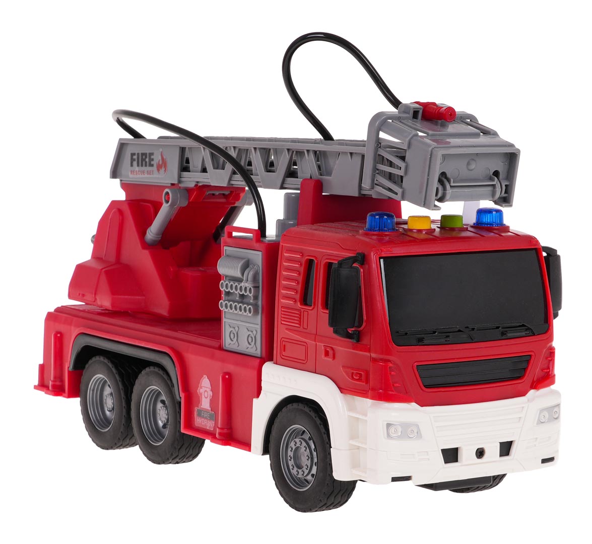 Vatrogasna postaja s funkcijom vode, svjetla i zvuka 1:16