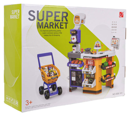 MEGA supermarket s košaricom + dodacima