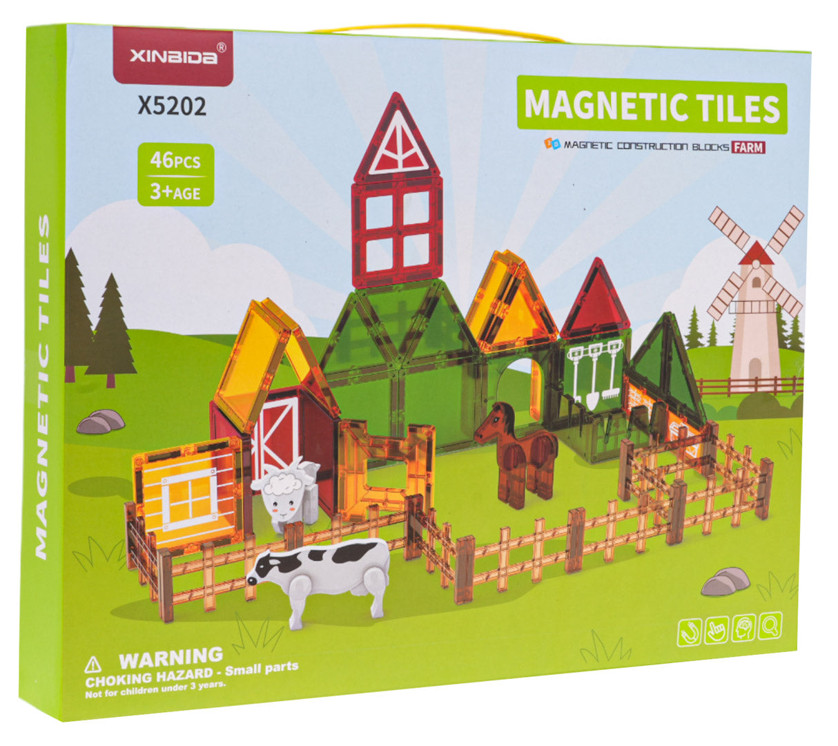 Magnetski Blocks Farm 46 kom