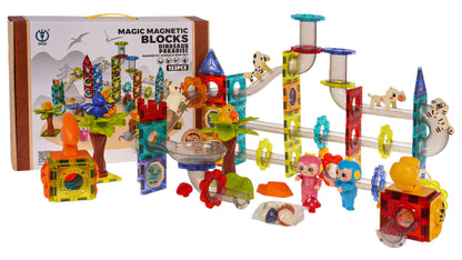 Set magnetskih loptica ZOO kocke za slaganje 153 kom