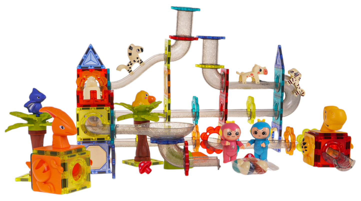 Set magnetskih loptica ZOO kocke za slaganje 153 kom