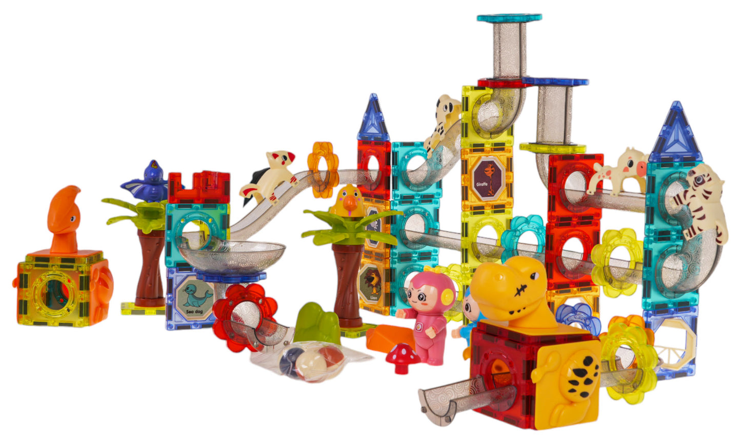 Set magnetskih loptica ZOO kocke za slaganje 153 kom
