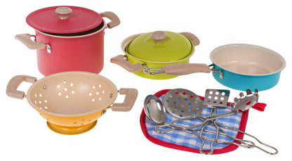 Set šarenih lonaca + pribor