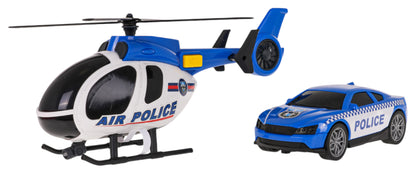 Komplet helikopter + policijski auto