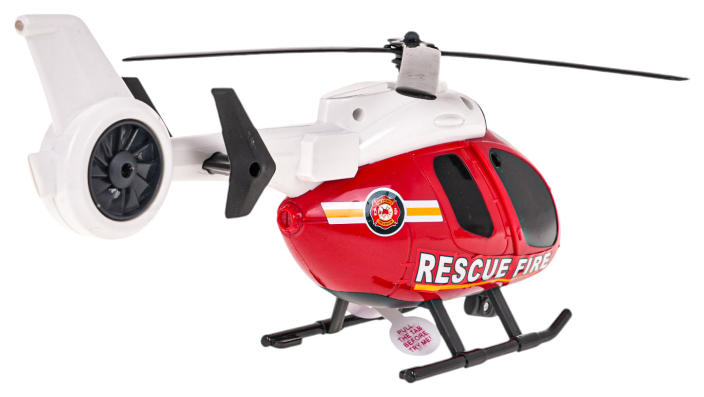 Komplet helikopter + vatrogasni automobil