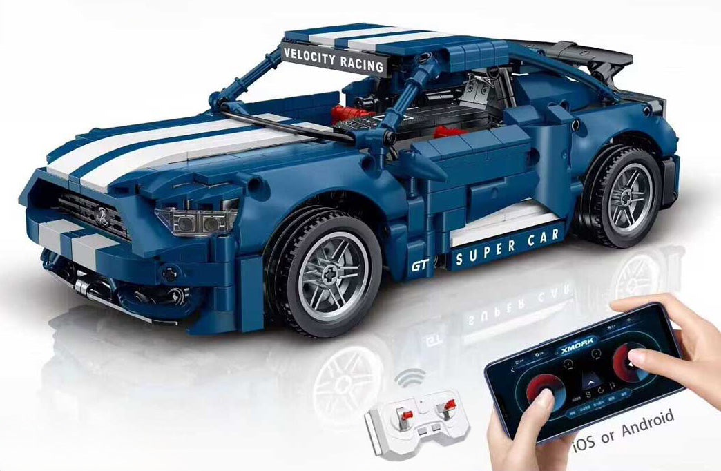 Kocke za sportske automobile 952 kom — Plava