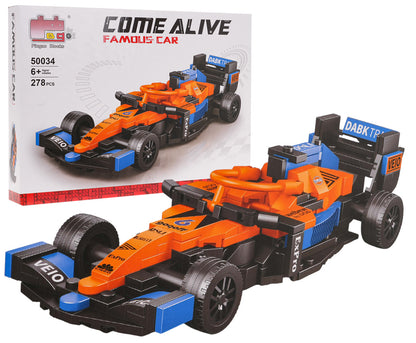 Bolid F1 Block Set 278 kom — Narančasta