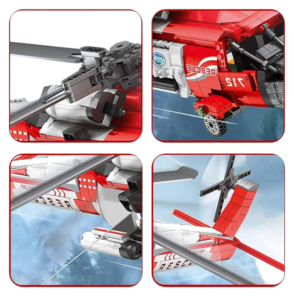Helikopter HH-60J set kocki za gradnju 1137 kom