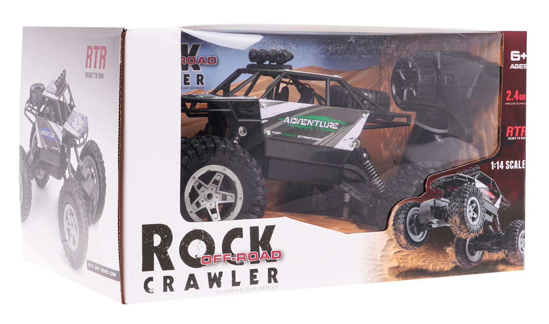Crawler 1:14 Rock SHAKE R/C — Zelena | Zelena