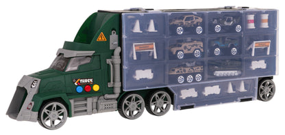 Kamion set s lanserom + automobili i dodaci