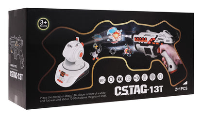 Set laserskog pištolja + projektora