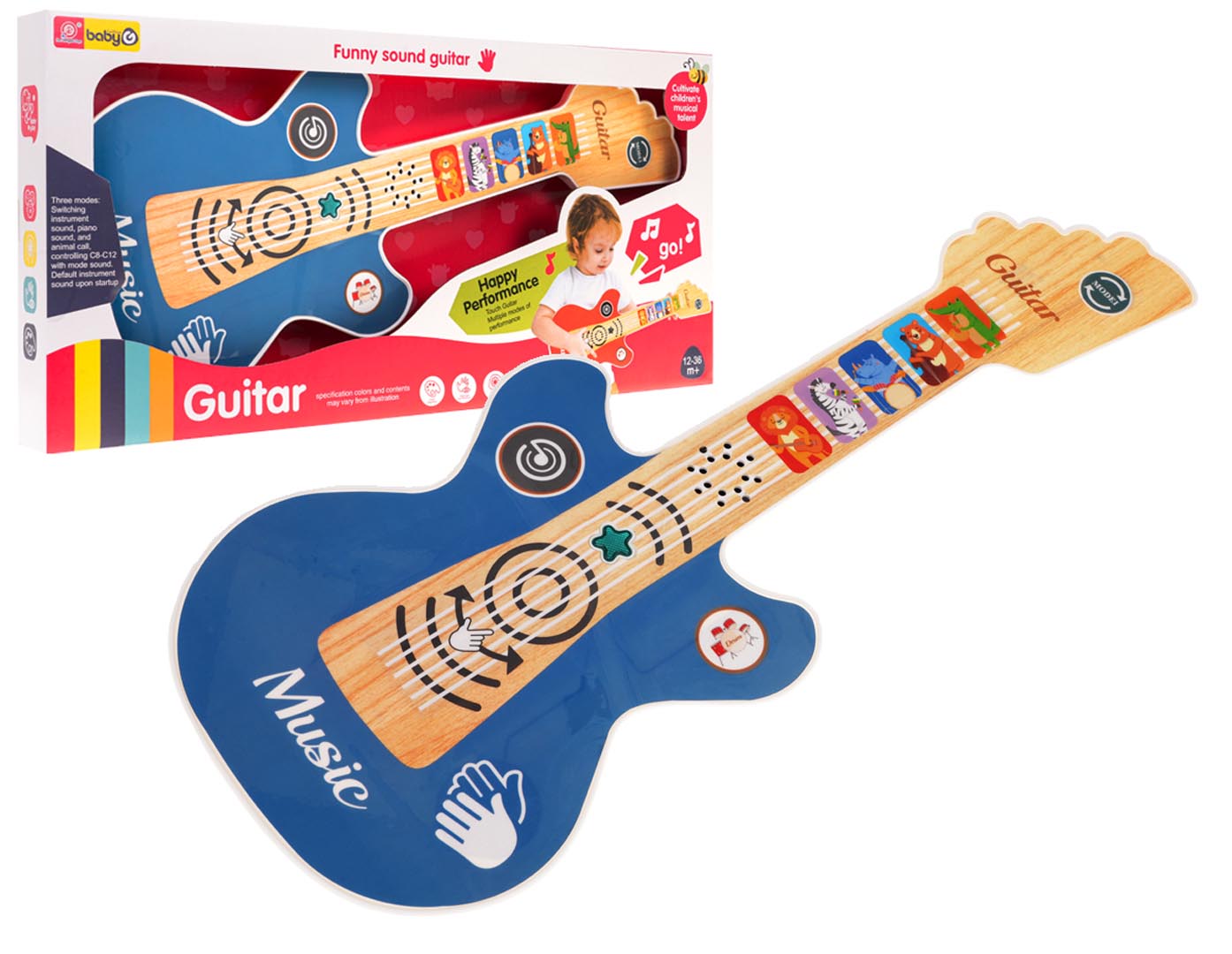 Gitara za najmlađe sa svjetlosnom funkcijom
