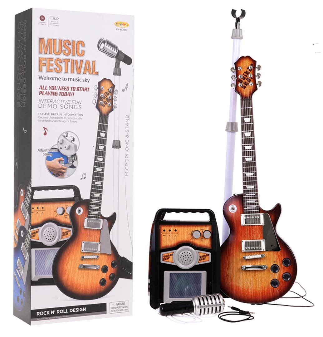 Gitara set pojačala bronca smeđa