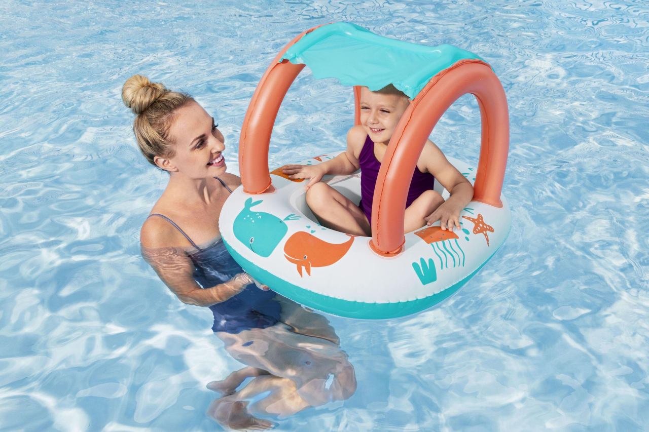 Ponton za vodu Life s krovom 84x67 cm BESTWAY