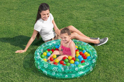 Zeleni bazen 91x20cm + BESTWAY lopte