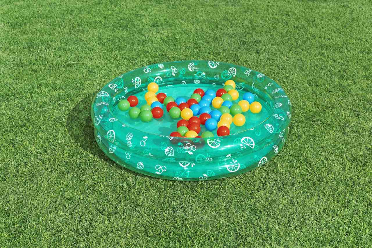 Zeleni bazen 91x20cm + BESTWAY lopte