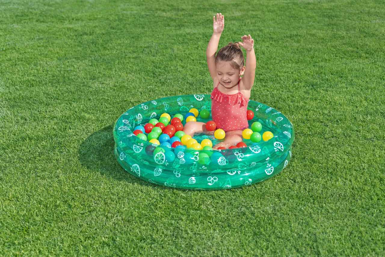 Zeleni bazen 91x20cm + BESTWAY lopte