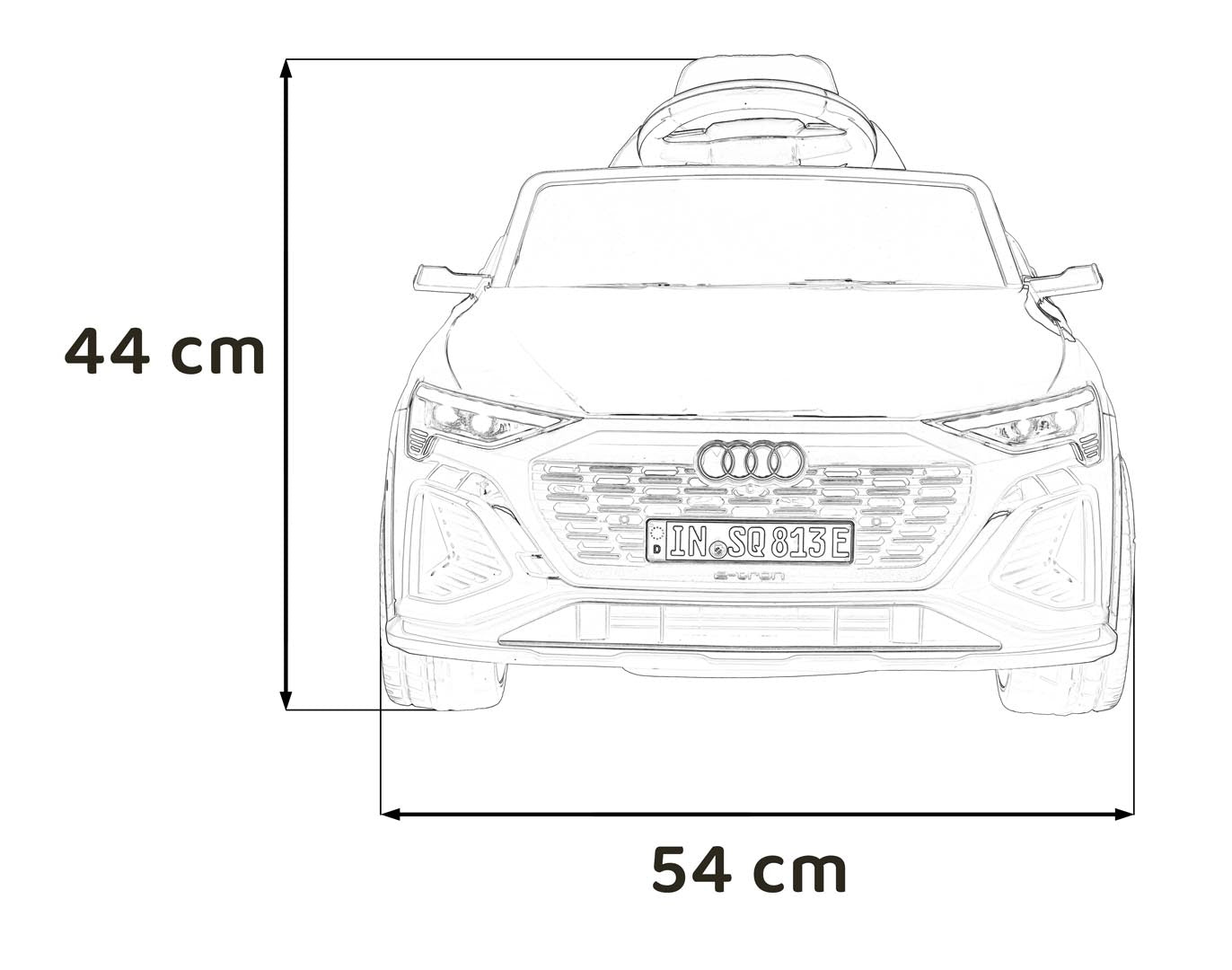 Audi SQ8 žute boje | Crna