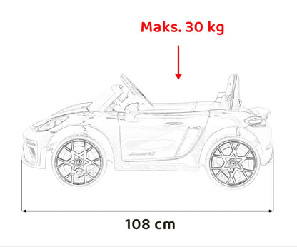 Porsche Spyder RS ​​718 bijele boje | Bijela