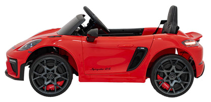 Porsche Spyder RS ​​718 bijele boje | Crvena