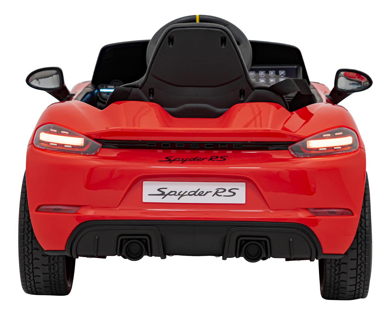 Porsche Spyder RS ​​718 bijele boje | Crvena