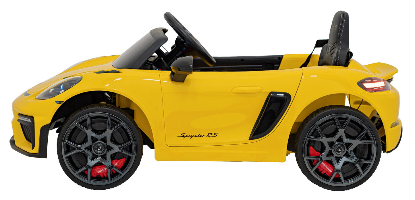 Porsche Spyder RS ​​718 bijele boje | Žuta