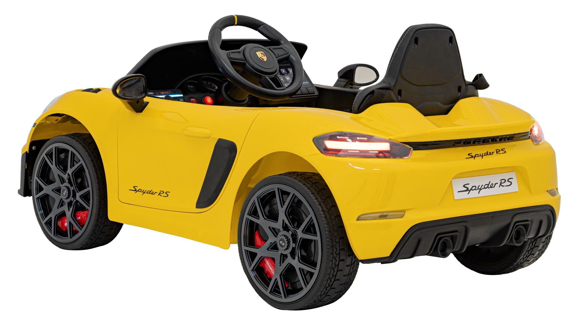 Porsche Spyder RS ​​718 bijele boje | Žuta