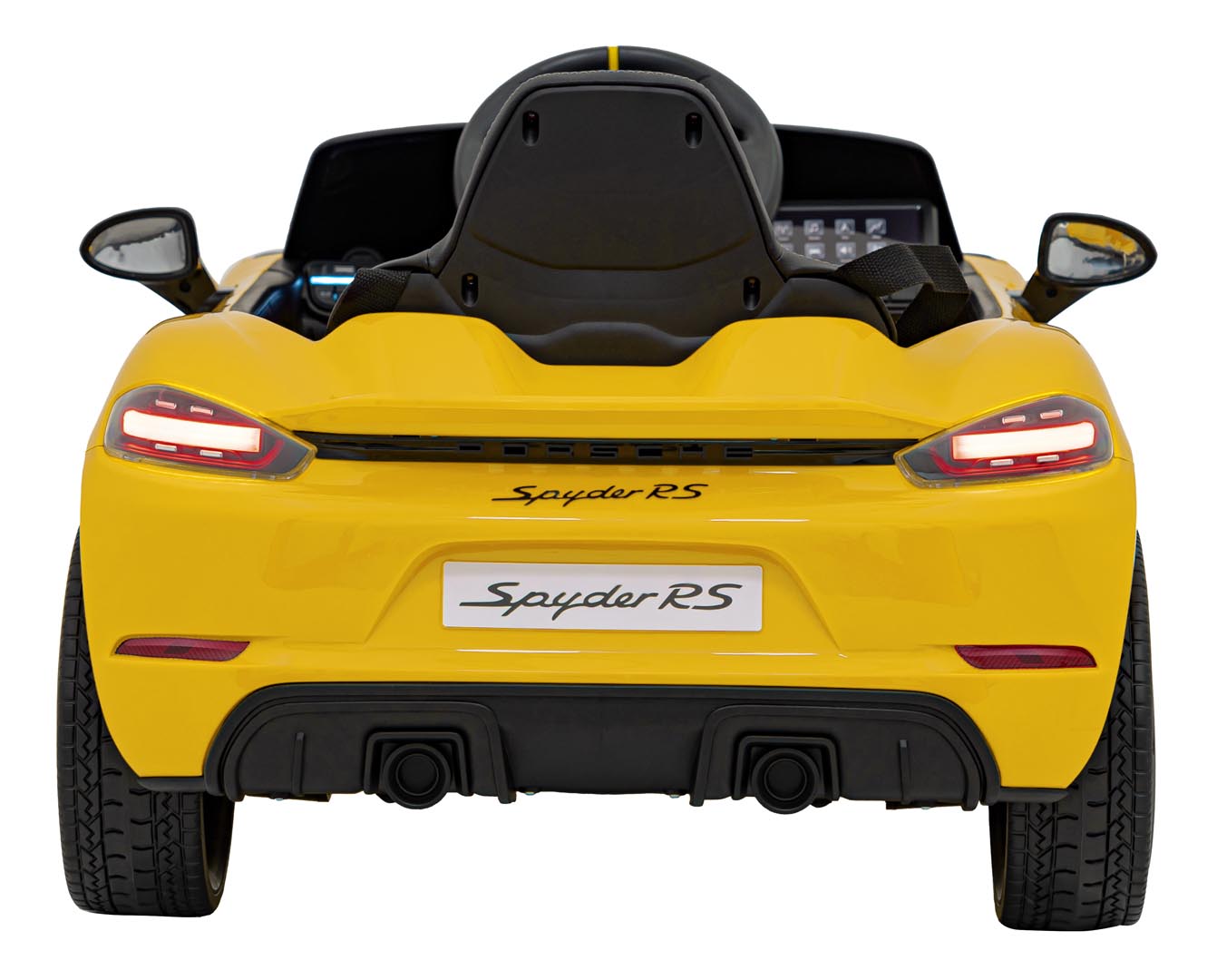 Porsche Spyder RS ​​718 bijele boje | Žuta