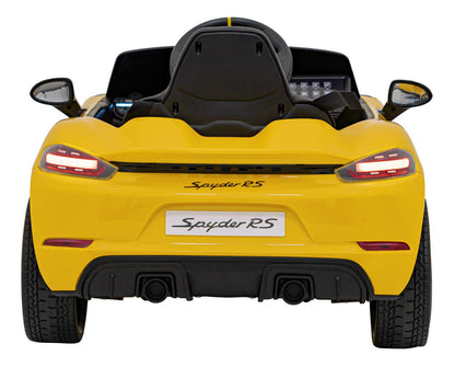 Porsche Spyder RS ​​718 bijele boje | Žuta