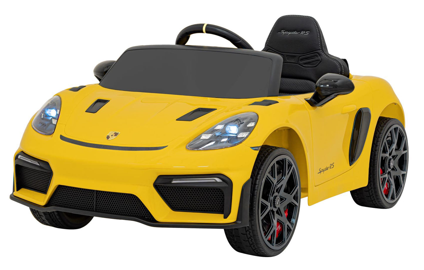 Porsche Spyder RS ​​718 bijele boje | Žuta