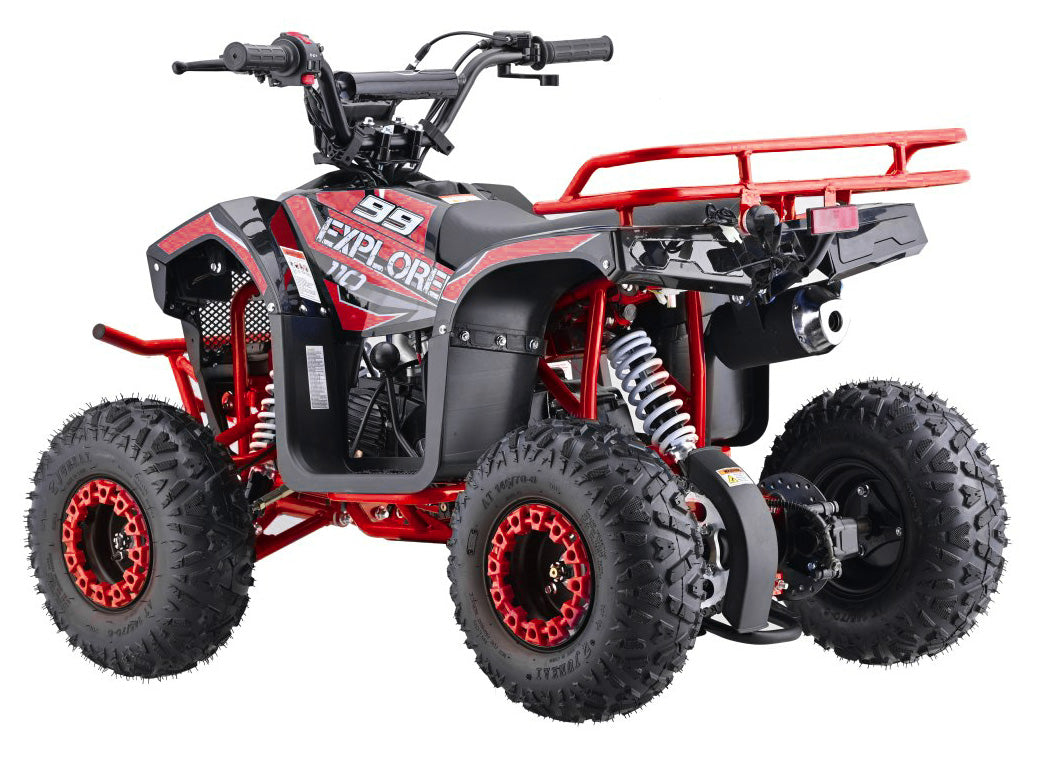 Četverocikl benzinski 110CC EXPLORER | Crvena