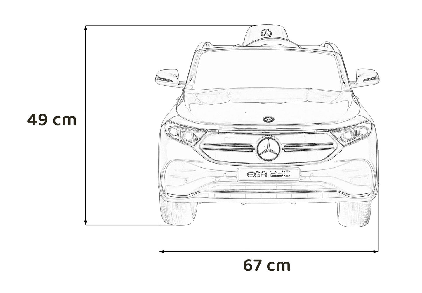 Mercedes Benz EQA 250 | Bijela