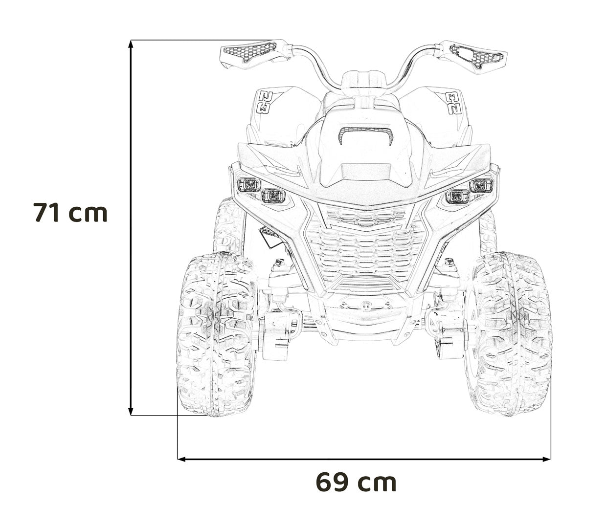 Quad Fast Wheel | Bijela