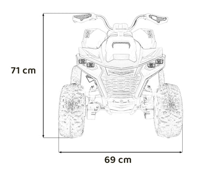 Quad Fast Wheel | Bijela