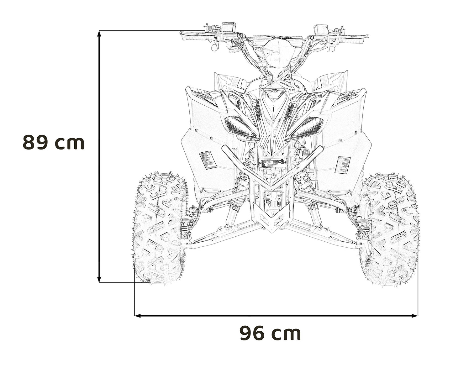 Quad DESERT STORM LIFT | Plava