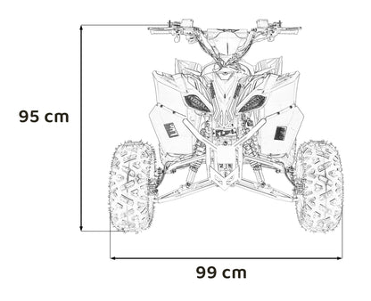 DESERT STORM LIFT benzinski četverocikl | Plava