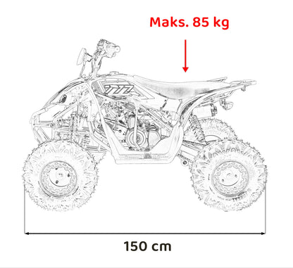 DESERT STORM LIFT benzinski četverocikl | Crvena