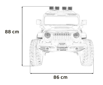 Extreme Sport 4x4 promjenjive veličine crno | Ružičasta
