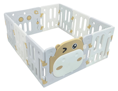 Hippo modularna ograda/igralište — Plava | Smeđa