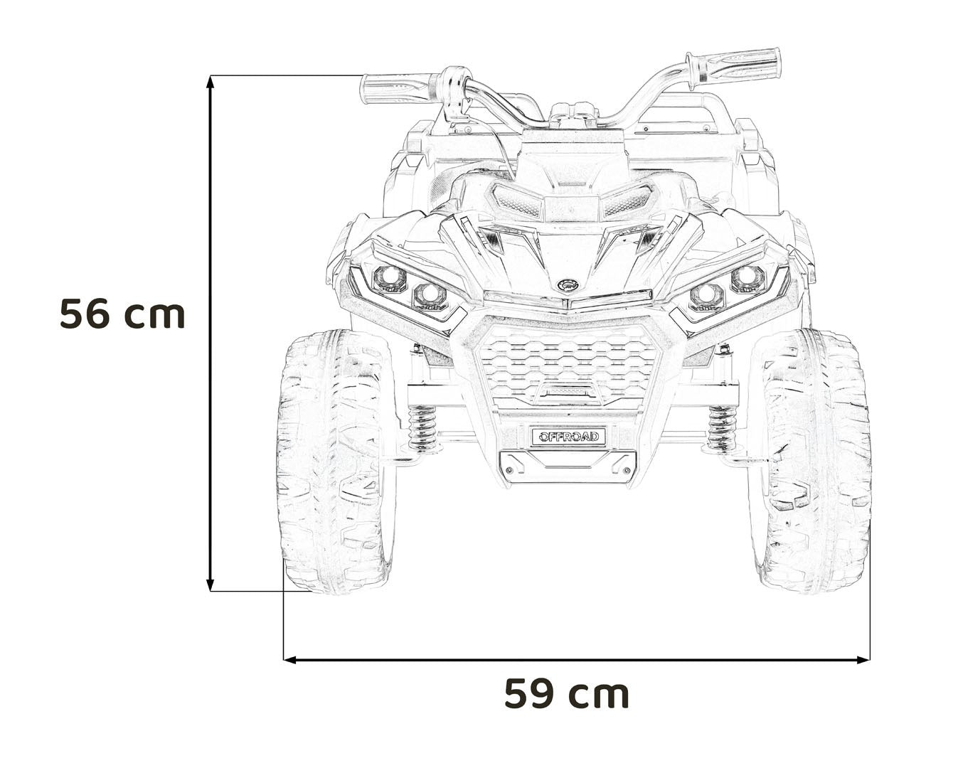 Quad Sport TX ATV | Žuta