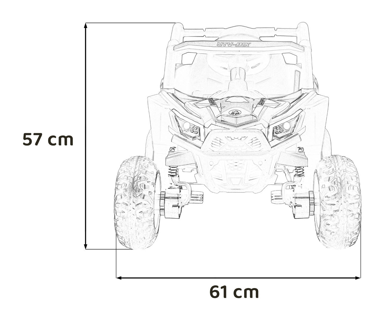 Madman UTV-MX Buggy | Ružičasta