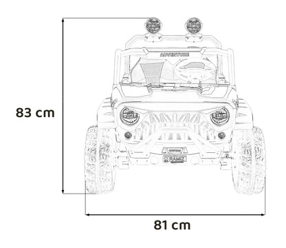 Terensko PASSION 4x4 bijele boje | Crvena